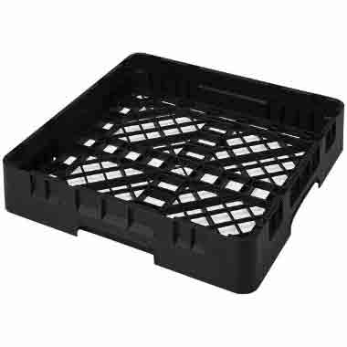 Cambro oppvaskkurv glass åpen sort