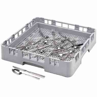 Cambro oppvaskkurv bestikk 50x50 cm. Grå