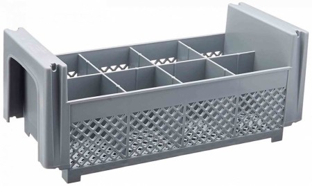 Cambro stående Bestikk kasett 8 rom Grå